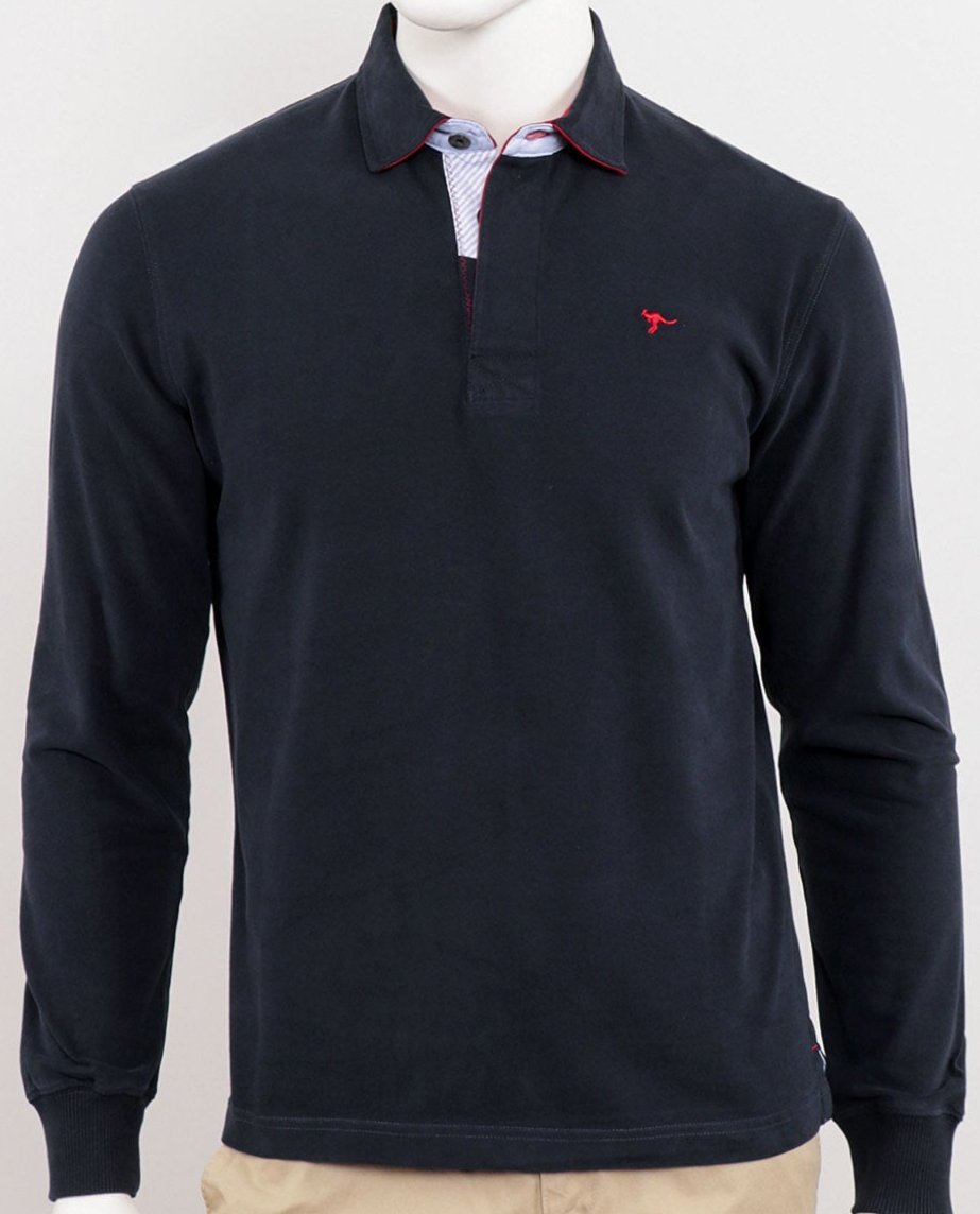 Polo Adulto em Jersey com Colarinho Sarja