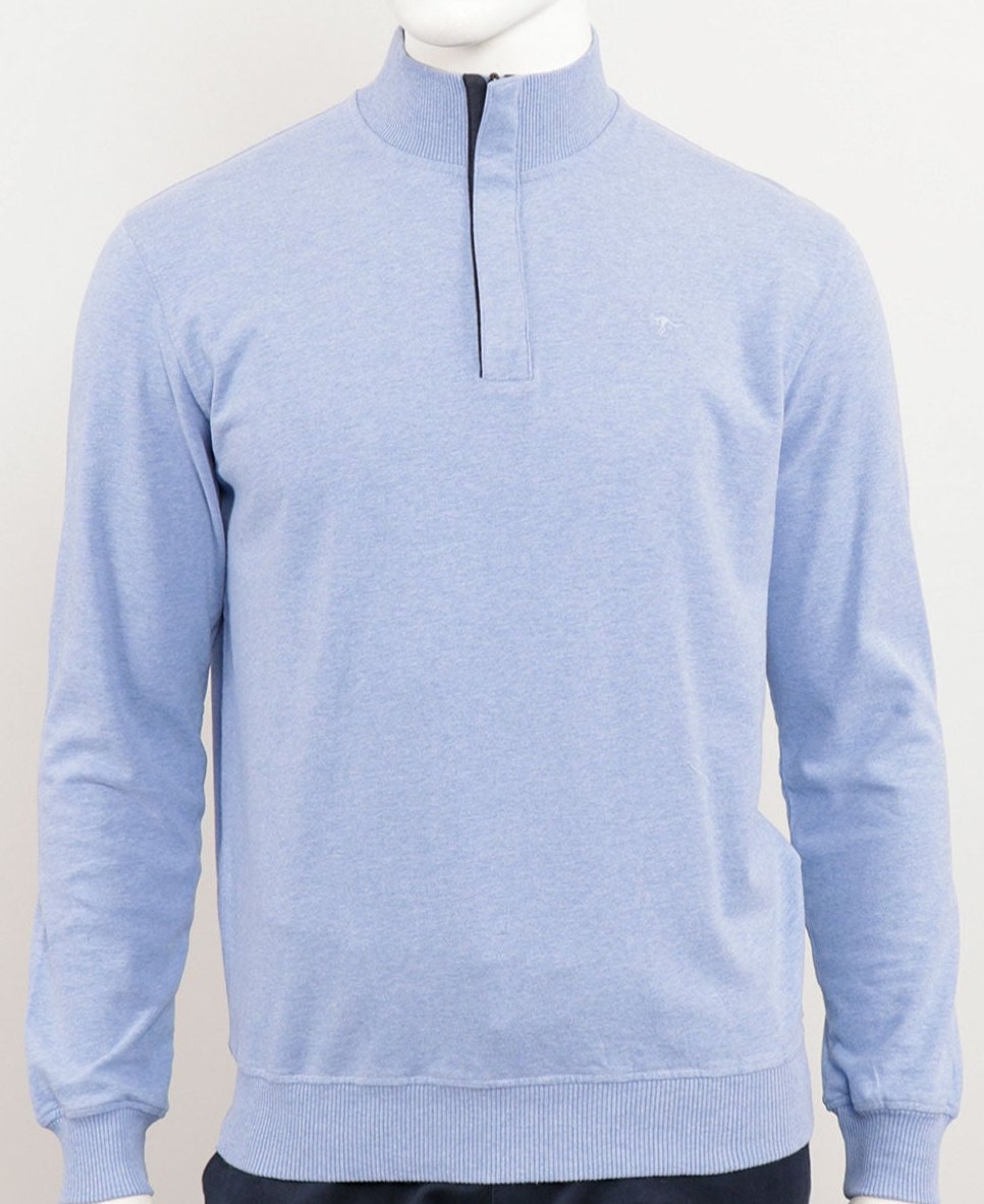 Sweat Adulto em Jersey Duplo, Manga Comprida com Fecho