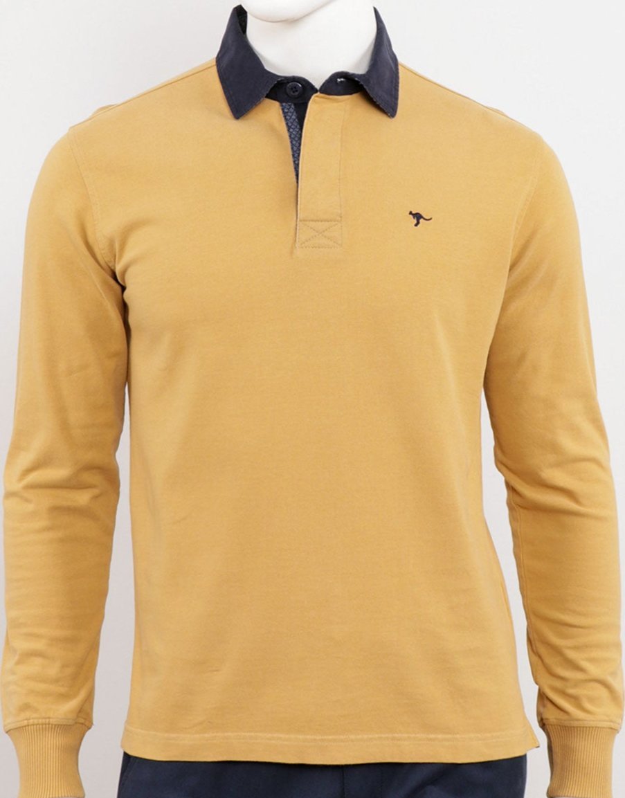 Polo Adulto em Jersey com Colarinho Sarja
