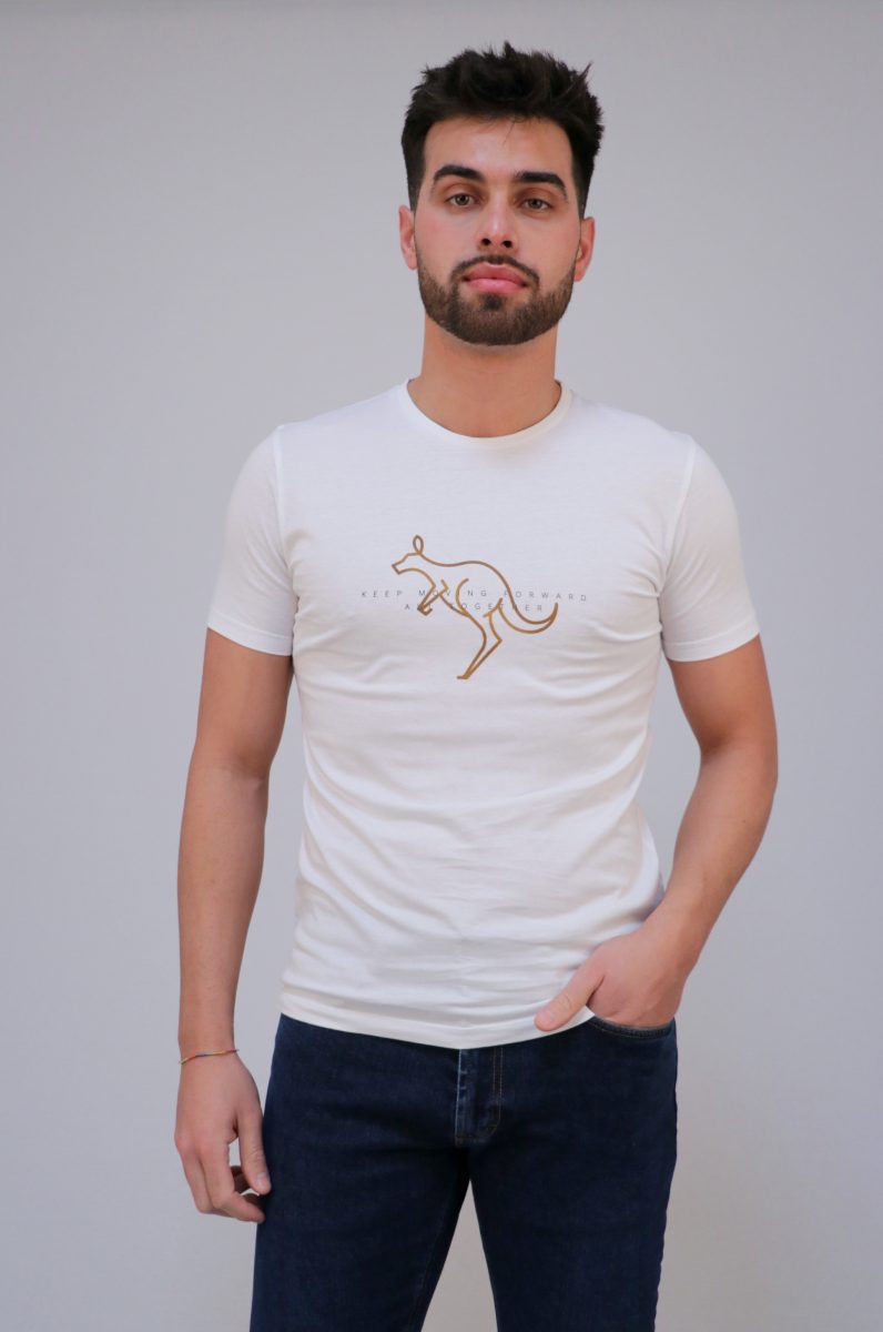T Shirt Jersey Estampada Logo Koati 2 Cores