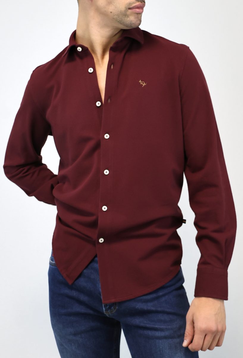 CAMISA PIQUÉ MANGA COMPRIDA